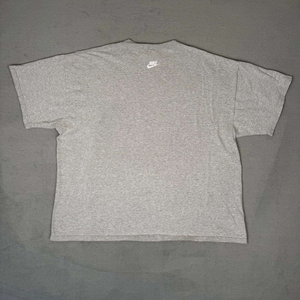Vintage Nike Air Graphic T-Shirt Mens XXL Grey Short Sleeve Cotton Blend‎ Tee